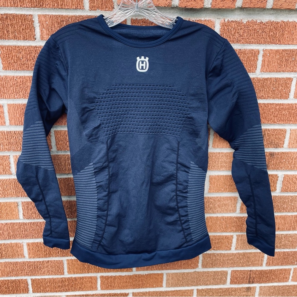 Husqvarna Motorcycles Men's Copper Undershirt Warm Long Sleeve Compression sz L